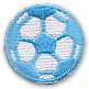 light blue soccer ball patch