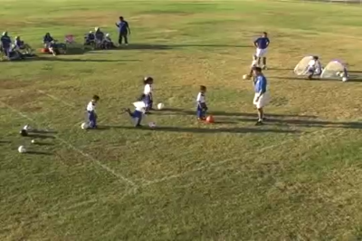 U6 Soccer Drill Dribbling