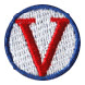 v soccer ball patch