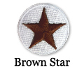 Brown Star / White Patch