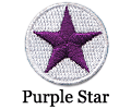 Sample 10-Pack Purple Star Patches