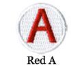 Red A Patch